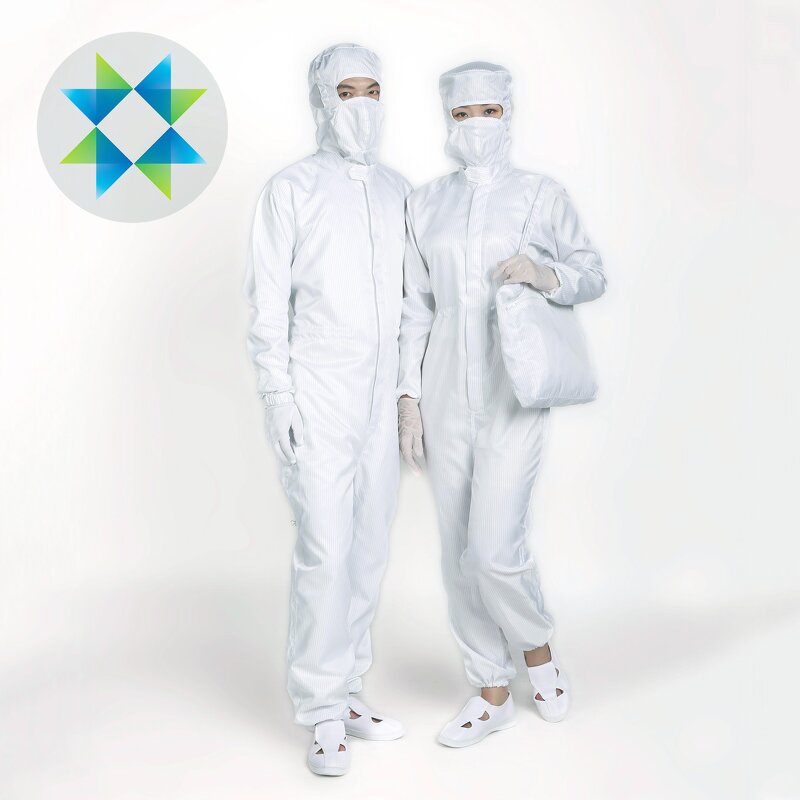 ESD Coverall Factory - Custom Design Conductive Fabric for Cleanroom