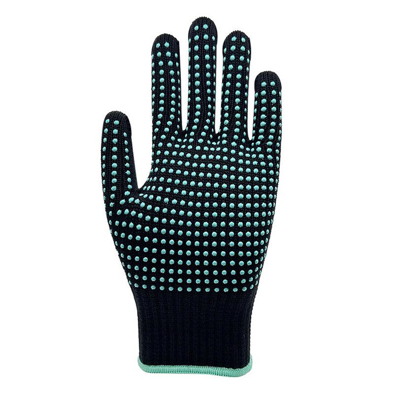 Heat Resistant Gloves Supplier - PVC Dotted Cotton for Hair Tools