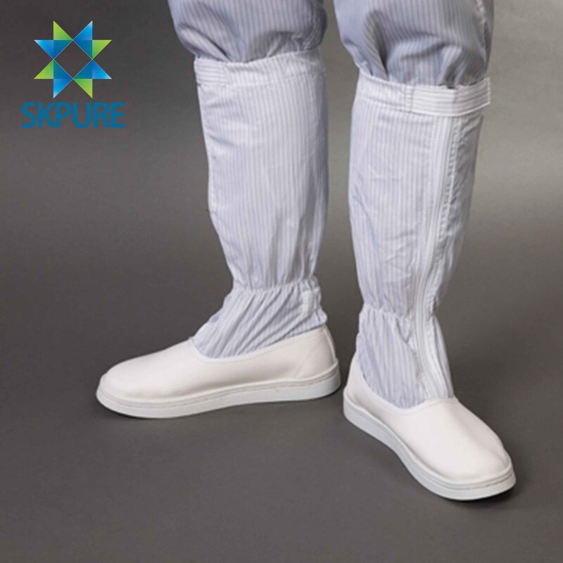 Cleanroom Boots Manufacturer - High Temp Resistance PU Sole Lint Free