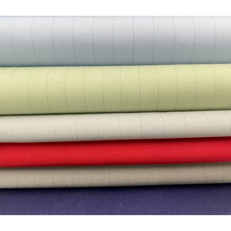 ESD Fabric Supplier - Polyester Cotton Woven Plain Dyed for Garments