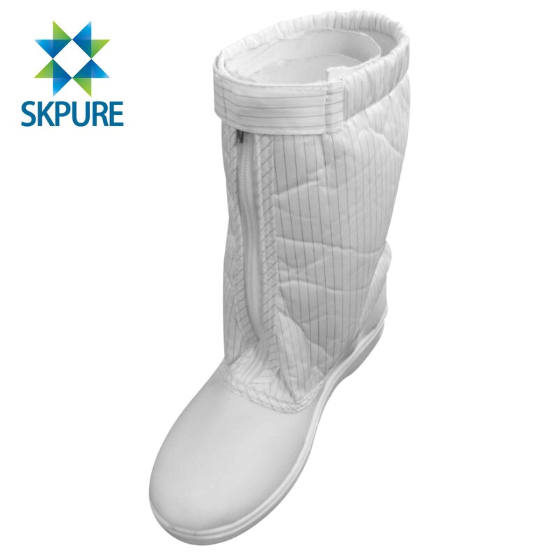 Cleanroom Boots Manufacturer - High Temp Resistance PU Sole Lint Free