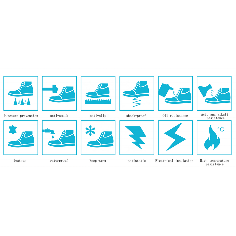 Safety Shoes Manufacturer - Anti Smash Shock Absorption Steel Toe