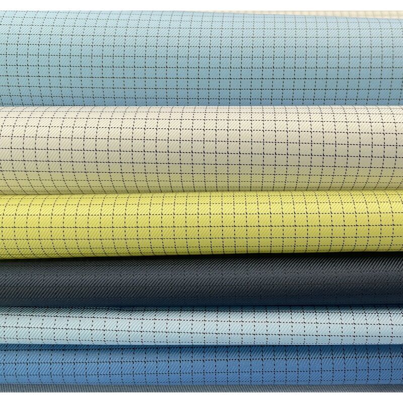 ESD Fabric Supplier - Polyester Elastic Yarn Carbon Fiber Conductive