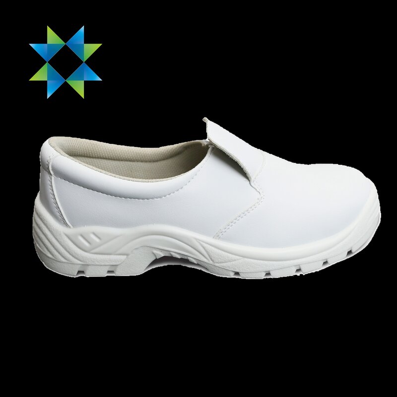 Anti Static Safety Shoes Supplier - PU Rubber Sole White Industrial