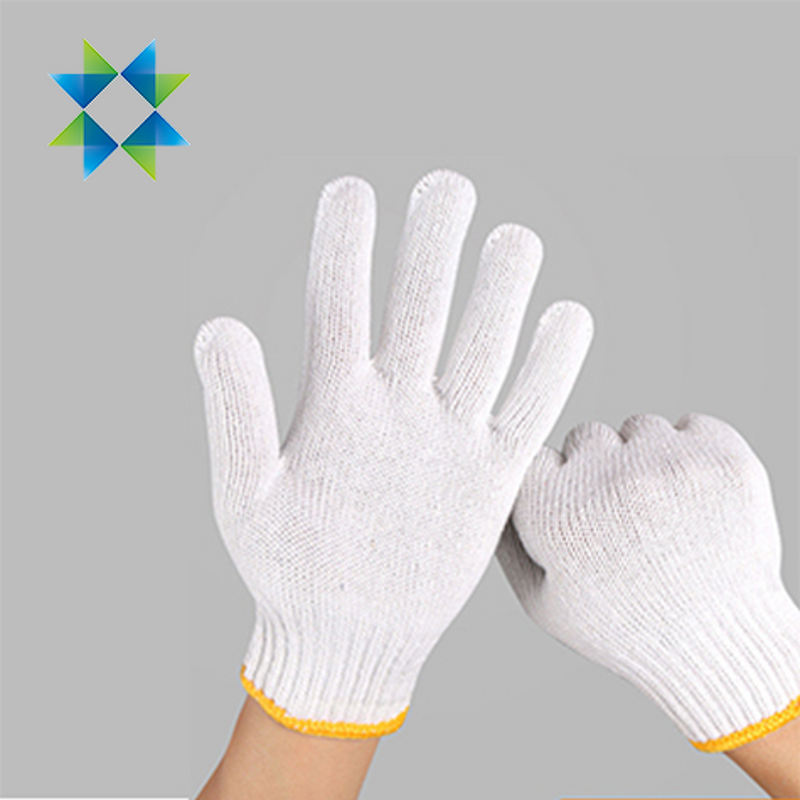 Safety Glove Supplier - Cotton Yarns Knitted for Construction Work