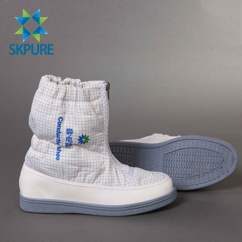 Cleanroom Boots Manufacturer - High Temp Resistance PU Sole Lint Free