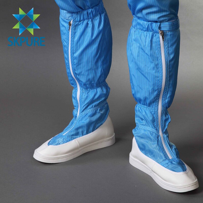 Cleanroom Boots Manufacturer - High Temp Resistance PU Sole Lint Free