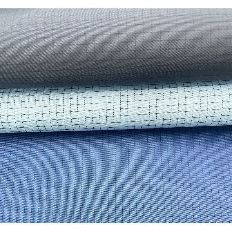 ESD Fabric Supplier - Polyester Elastic Yarn Carbon Fiber Conductive