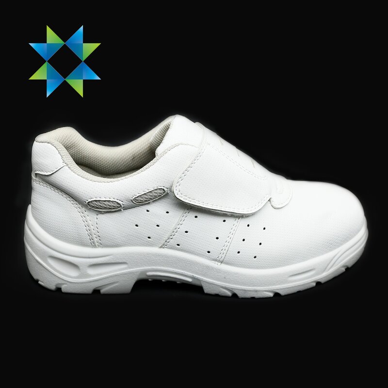 Anti Static Safety Shoes Supplier - PU Rubber Sole White Industrial