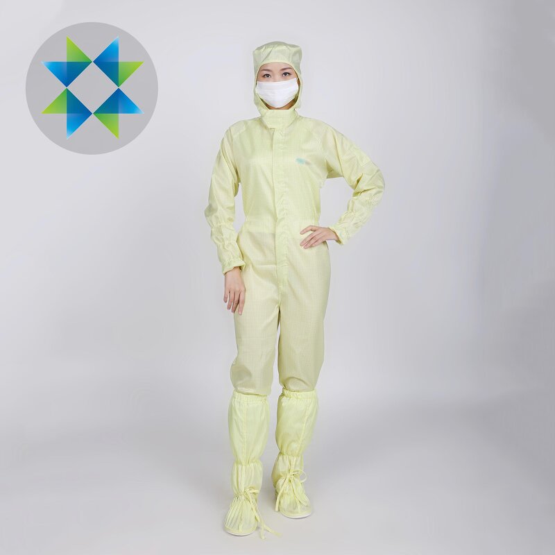 ESD Coverall Factory - OEM Polyester Lint Free Bunny Suit