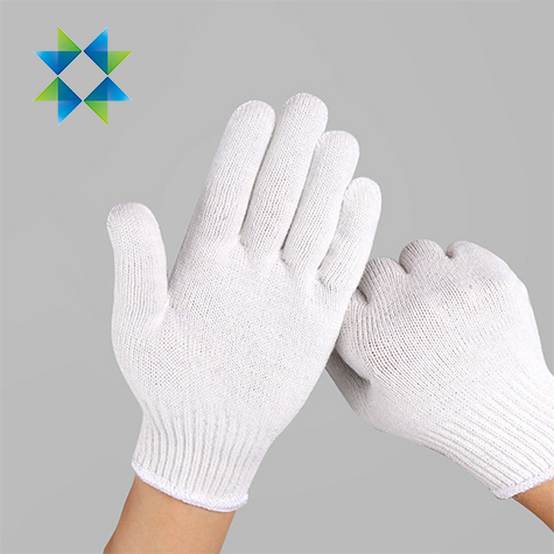 Safety Glove Supplier - Cotton Yarns Knitted for Construction Work