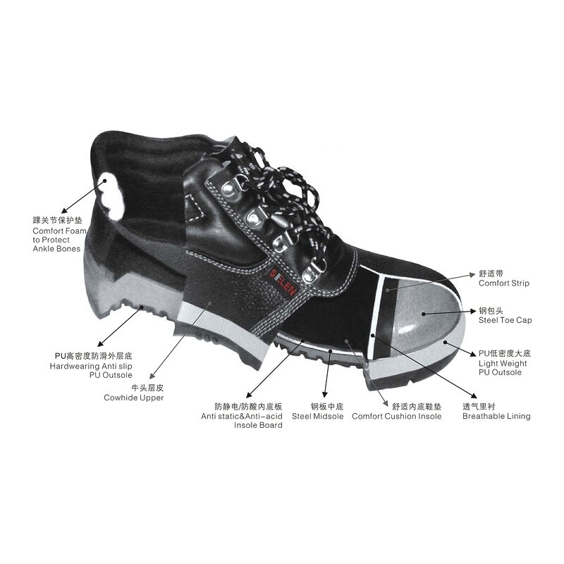 Safety Shoes Supplier - Industrial Breathable Steel Toe for Workshop