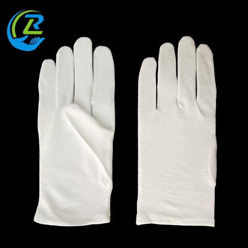 Cotton Work Gloves Supplier - Premium Interlock Elastic Thin