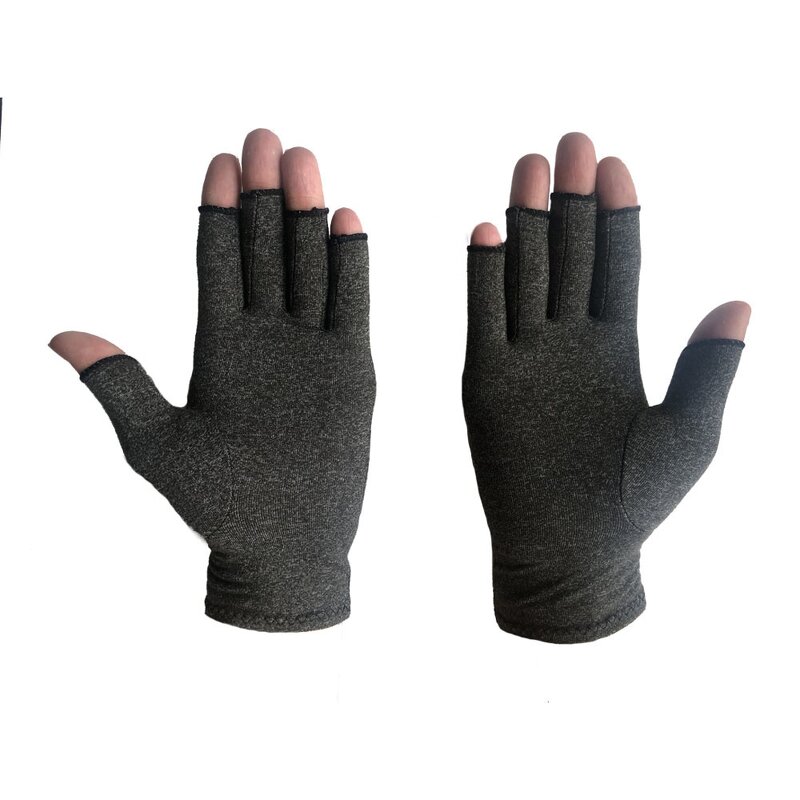 Compression Gloves Factory - Durable Therapy Fitness Sports Grey