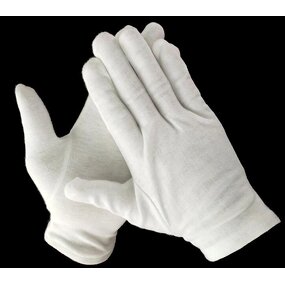 Cotton Work Gloves Supplier - Premium Interlock Elastic Thin