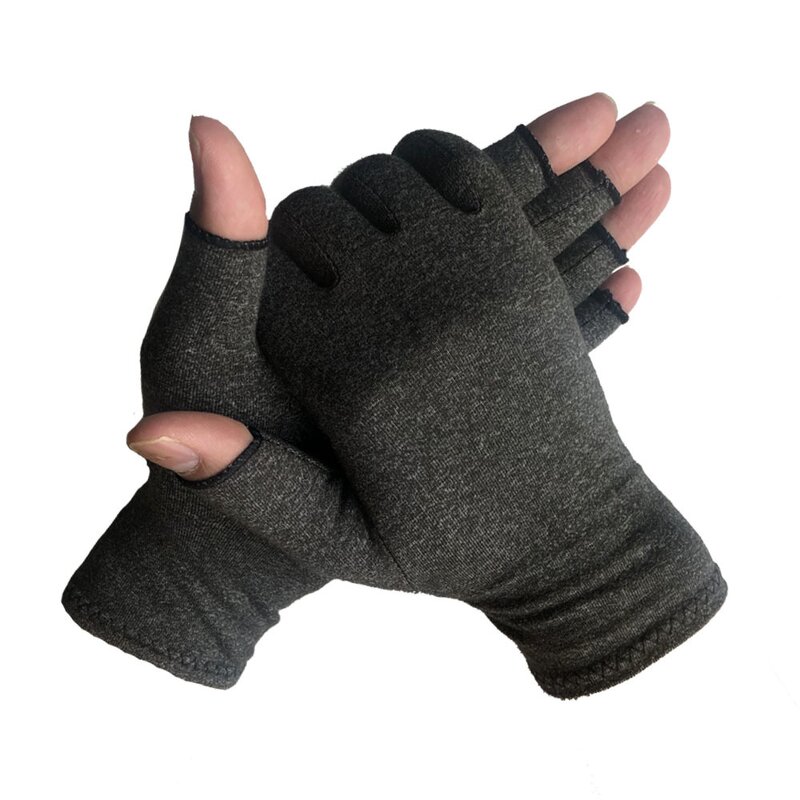 Compression Gloves Factory - Durable Therapy Fitness Sports Grey