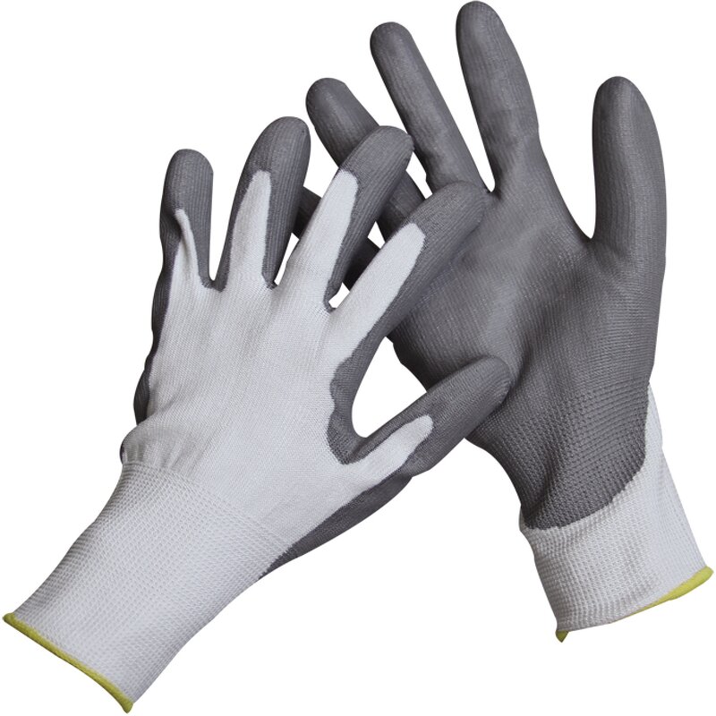 Cut Resistant Gloves Factory - Black Polyester Coated Nitrile Sandy