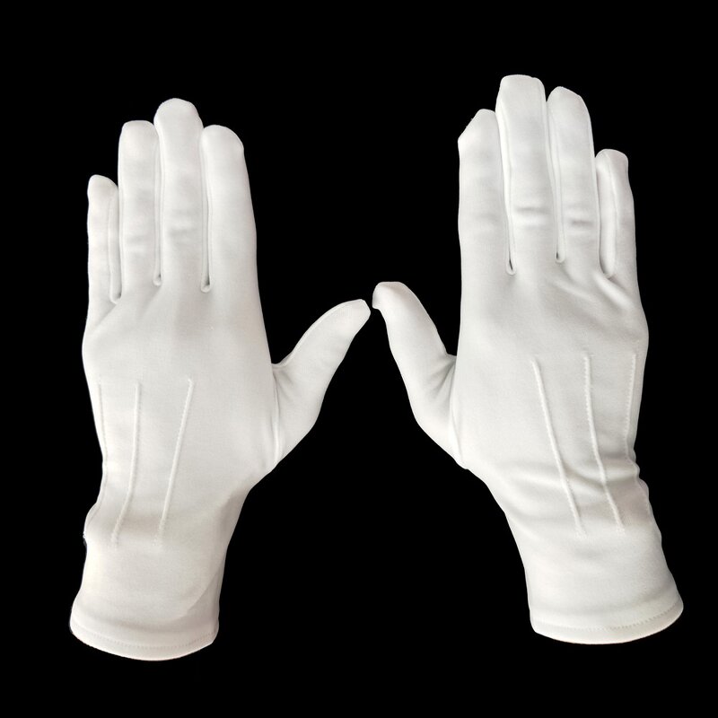 Ceremonial Gloves Supplier - Pure Nylon Three Lines Long Sleeves