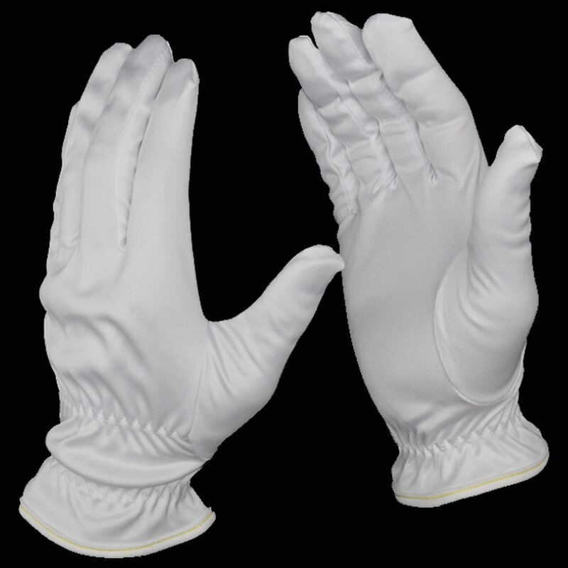 Jewelry Gloves Factory - White Ladies Cuff Polish Watches Coins