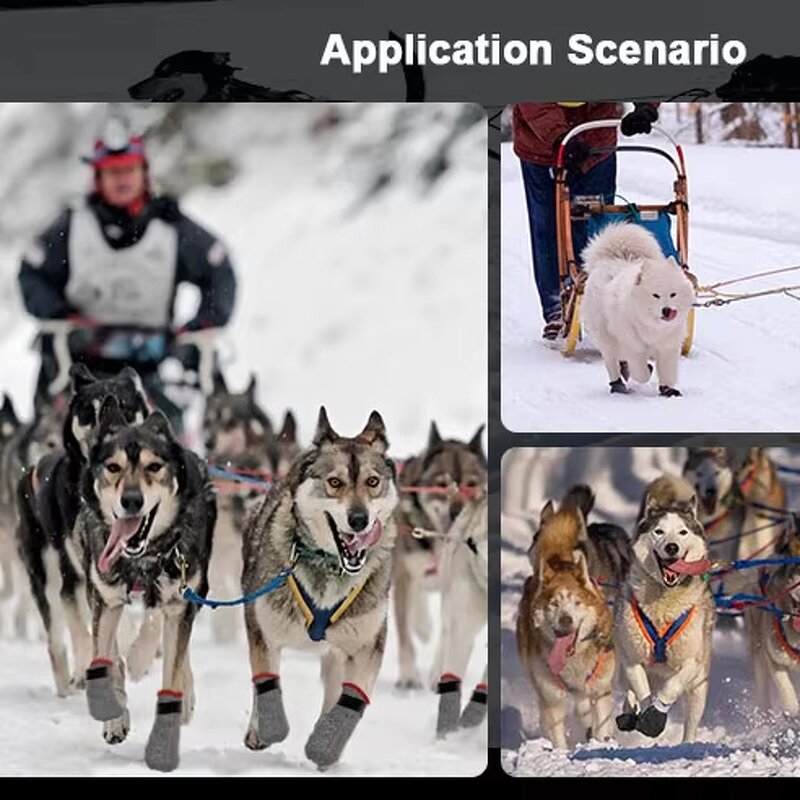 Dog Shoes Manufacturer - Outdoor Winter Anti Slip Adjustable