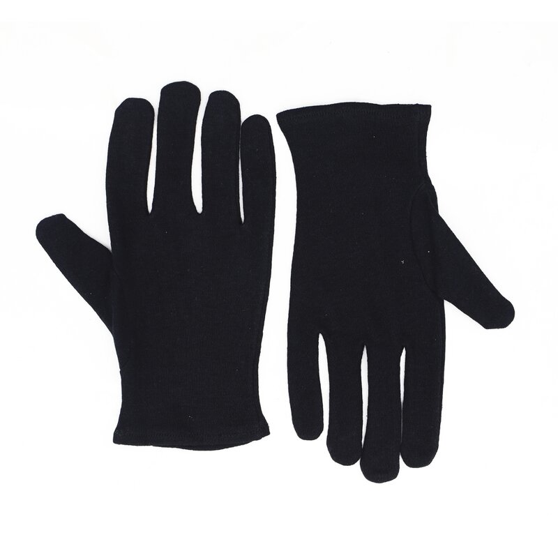 Sleep Gloves Supplier - Black Cotton Anti Scratch for Eczema