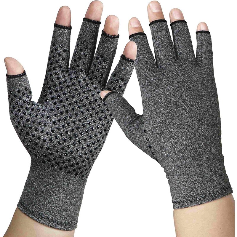 Compression Gloves Supplier - Customized Fingerless Silicone Therapy