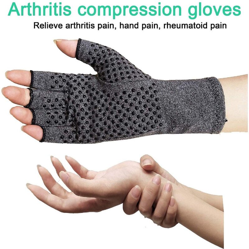 Compression Gloves Supplier - Customized Fingerless Silicone Therapy