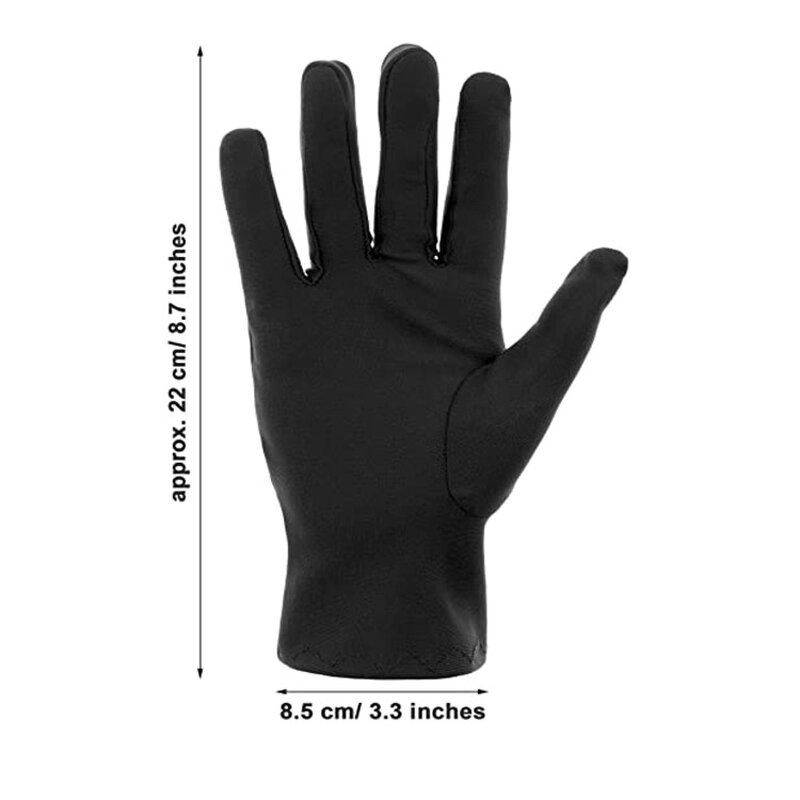 Satin Gloves Factory - Women Lady Short Wrist Elegant Opera
