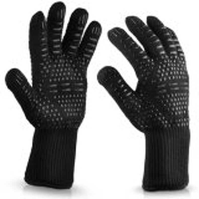 BBQ Gloves Manufacturer - Silicone Black Heat Resistance Kitchen