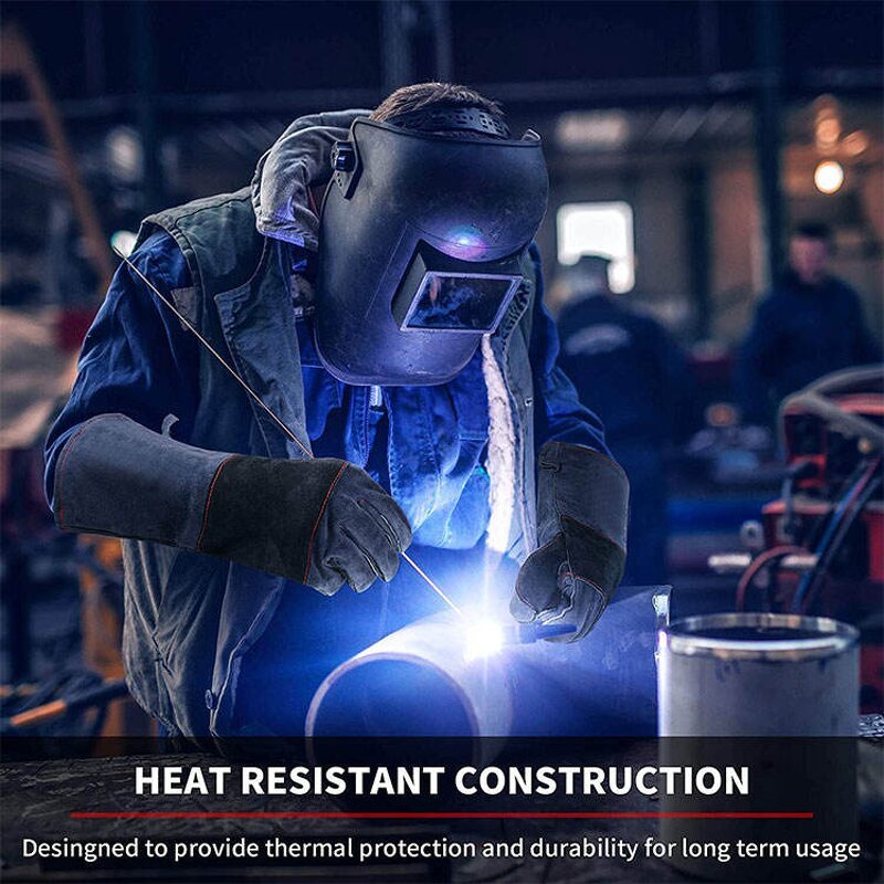 Heat Resistant Gloves Supplier - 16 Inch Cowhide Split Welding