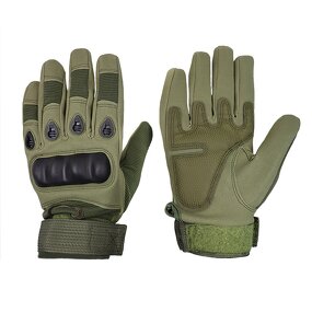 Tactical Gloves Manufacturer - Green Cut Resistant Full Finger Men