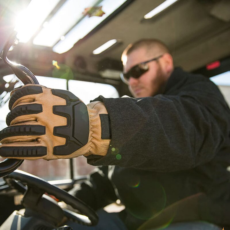 Mechanic Gloves Factory - Leather Cut Resistant Oilfield Mining