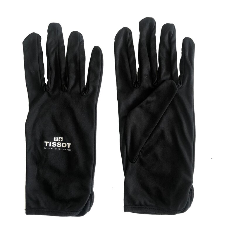 Jewelry Gloves Supplier - Black Microfiber Custom Logo Exam