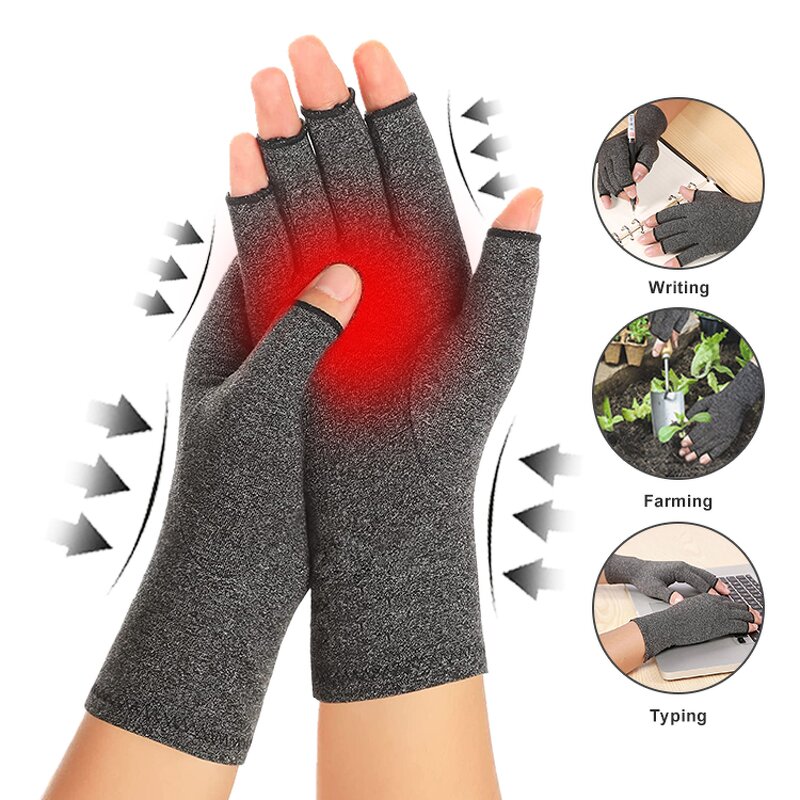Arthritis Gloves Factory - Fingerless Compression Pain Relief