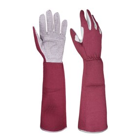 Gardening Gloves Factory - Custom Floral Leather Elbow for Women
