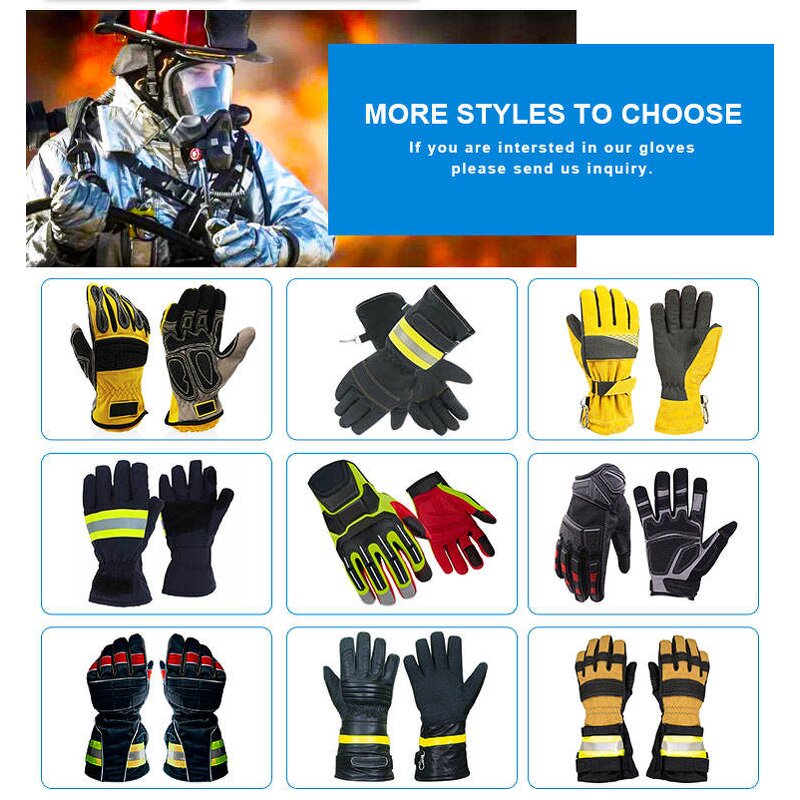 Fire Resistant Gloves Factory - Safety Flame Heat Resistant Fireman