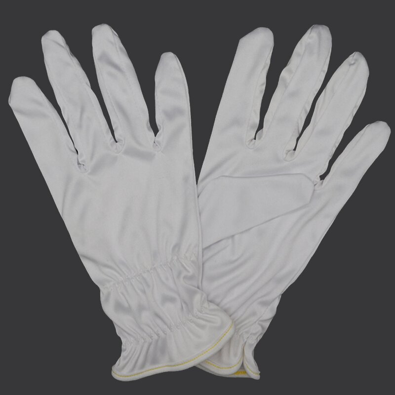 Jewelry Gloves Factory - White Ladies Cuff Polish Watches Coins