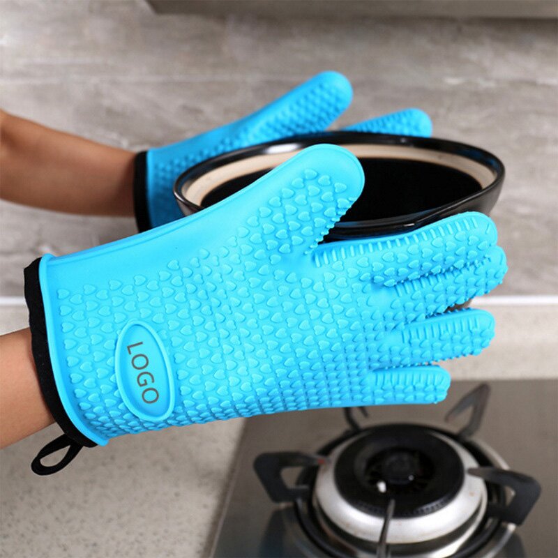 Kitchen Gloves Manufacturer - Thick Five Fingers Food Grade Silicone