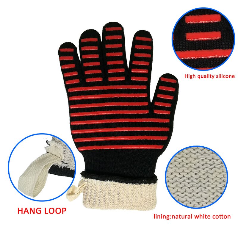 BBQ Gloves Manufacturer - Professional Aramid Silicone Insulated