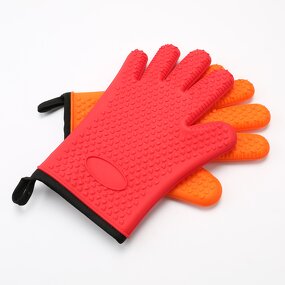 Kitchen Gloves Manufacturer - Thick Five Fingers Food Grade Silicone