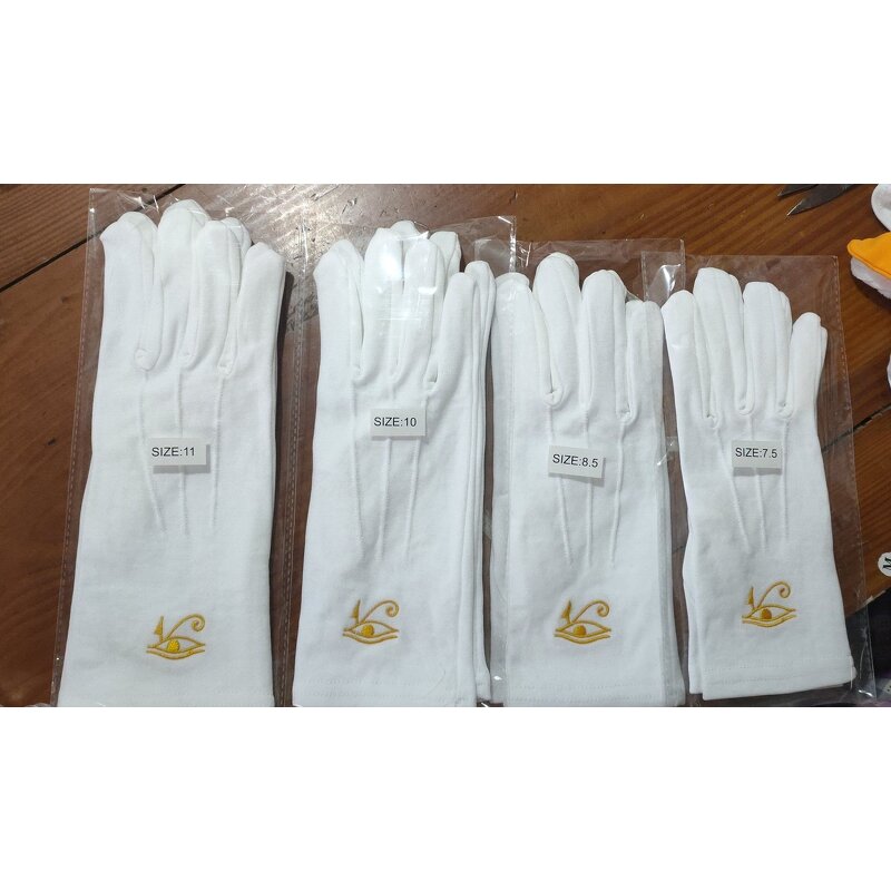 Cotton Gloves Supplier - White Parade Ceremonies Customizable