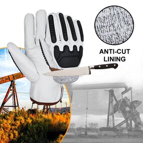 Safety Leather Gloves Manufacturer - OEM Cut Resistant Waterproof
