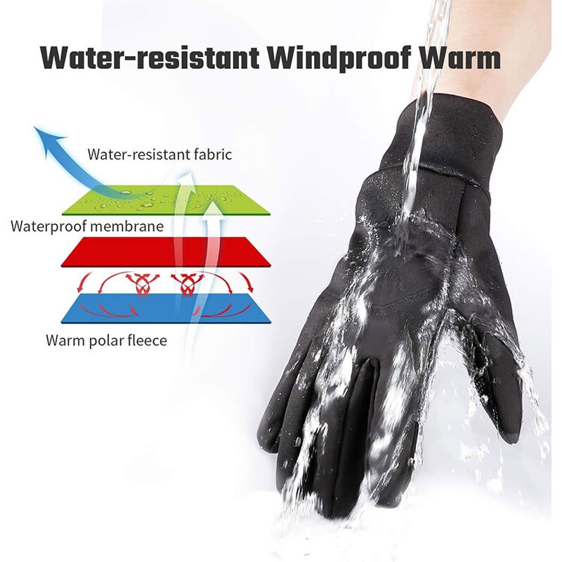 Cycling Gloves Factory - Sport Riding Touch Screen Water Resistant