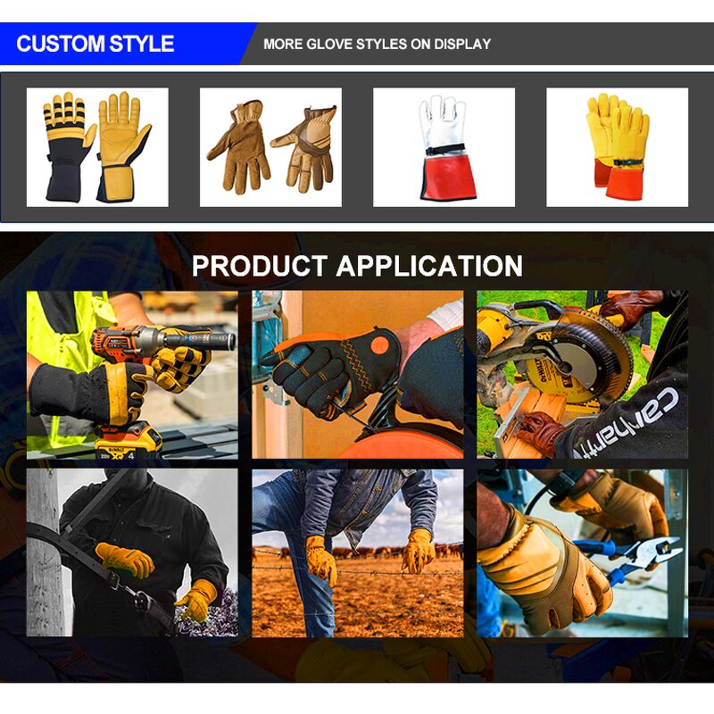 Lineman Gloves Manufacturer - Class 0 Goatskin Leather Protective