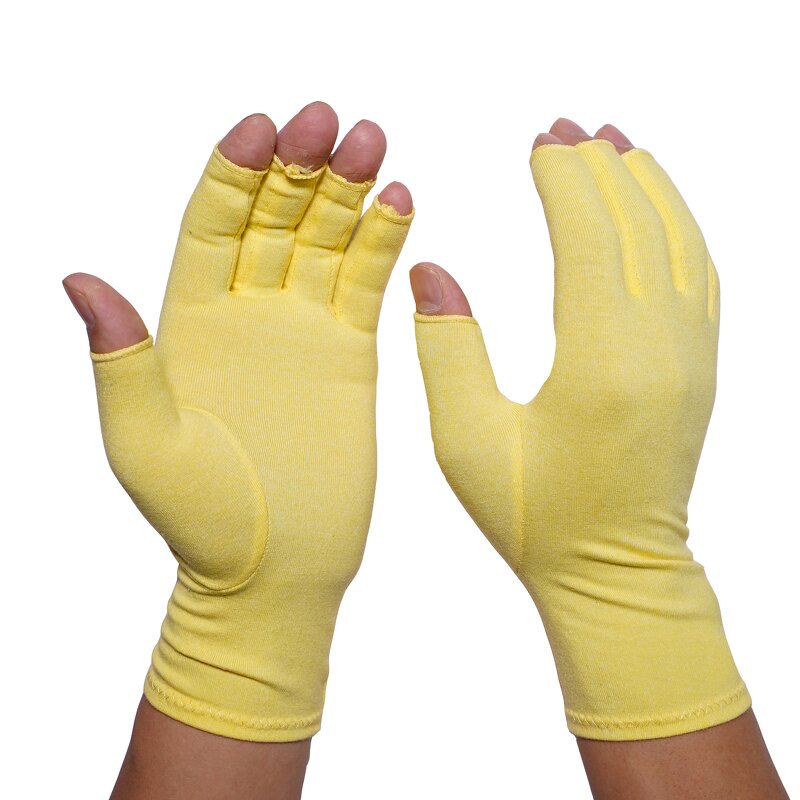 Arthritis Gloves Supplier - Breathable Pain Relieve Half Fingers