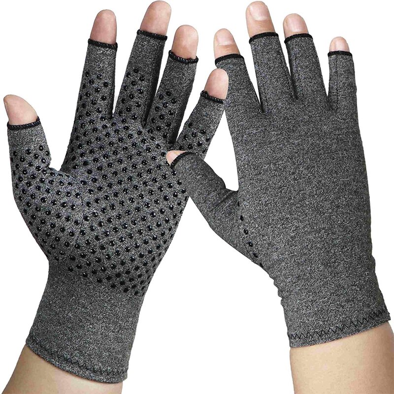Compression Gloves Manufacturer - Half Finger Heat Rheumatoid Treatment