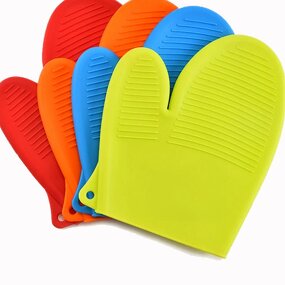 Kitchen Gloves Manufacturer - New Silicone Oven Mitt Cheap Price