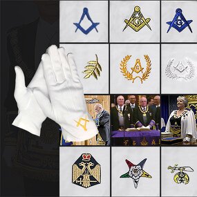Cotton Gloves Factory - Wholesale Custom Embroidered Masonic