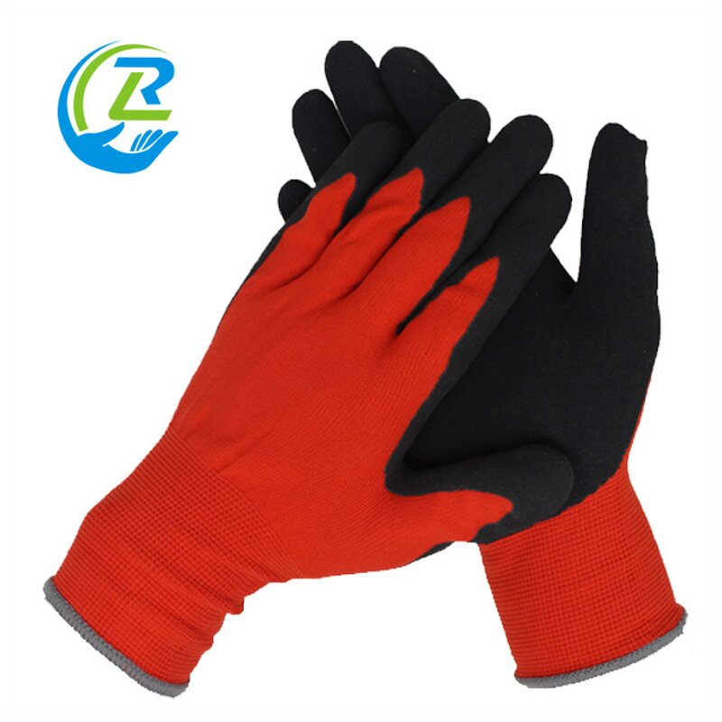 Latex Gloves Manufacturer - Industrial Labor En388 Anti Slip Grip