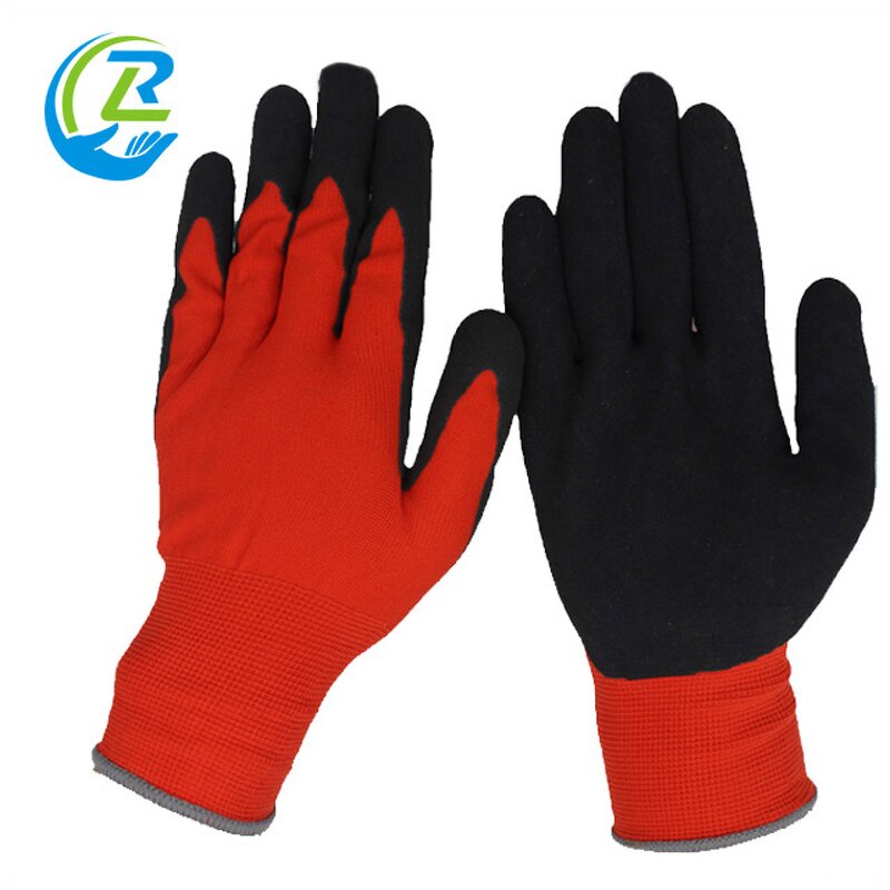 Latex Gloves Manufacturer - Industrial Labor En388 Anti Slip Grip